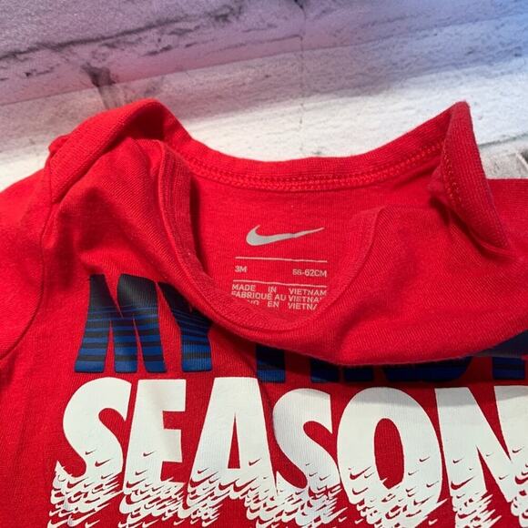 NIKE Boy’s Patriotic Romper and Onesie Set / Size: 3 Months - Picture 5 of 7